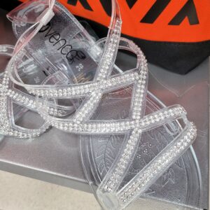 Providne silikonske sandale sa cirkonima - 39