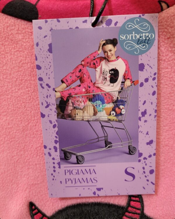 Zimska pidzama SORBETTO, model Booh 4U pink - Image 3