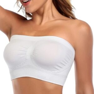 Topic od microfibera sa podrskom za grudi bez bretela