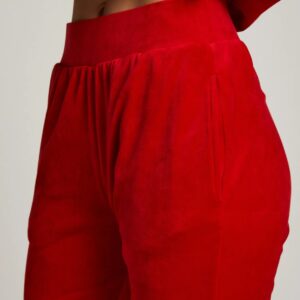 Hunkemoller donji deo plisane trenerke, model Jogger Slim Velours