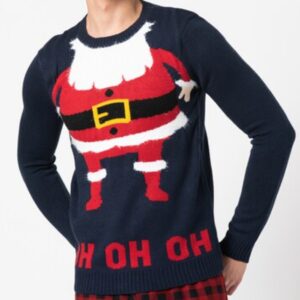 Yamamay muski praznicni dzemper sa Deda Mrazom