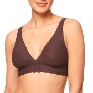 Sloggi grudnjak top Zero Feel Lace 2.0, braon