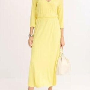 Bonprix maxi haljina na preklop sa slicevima, model 905483