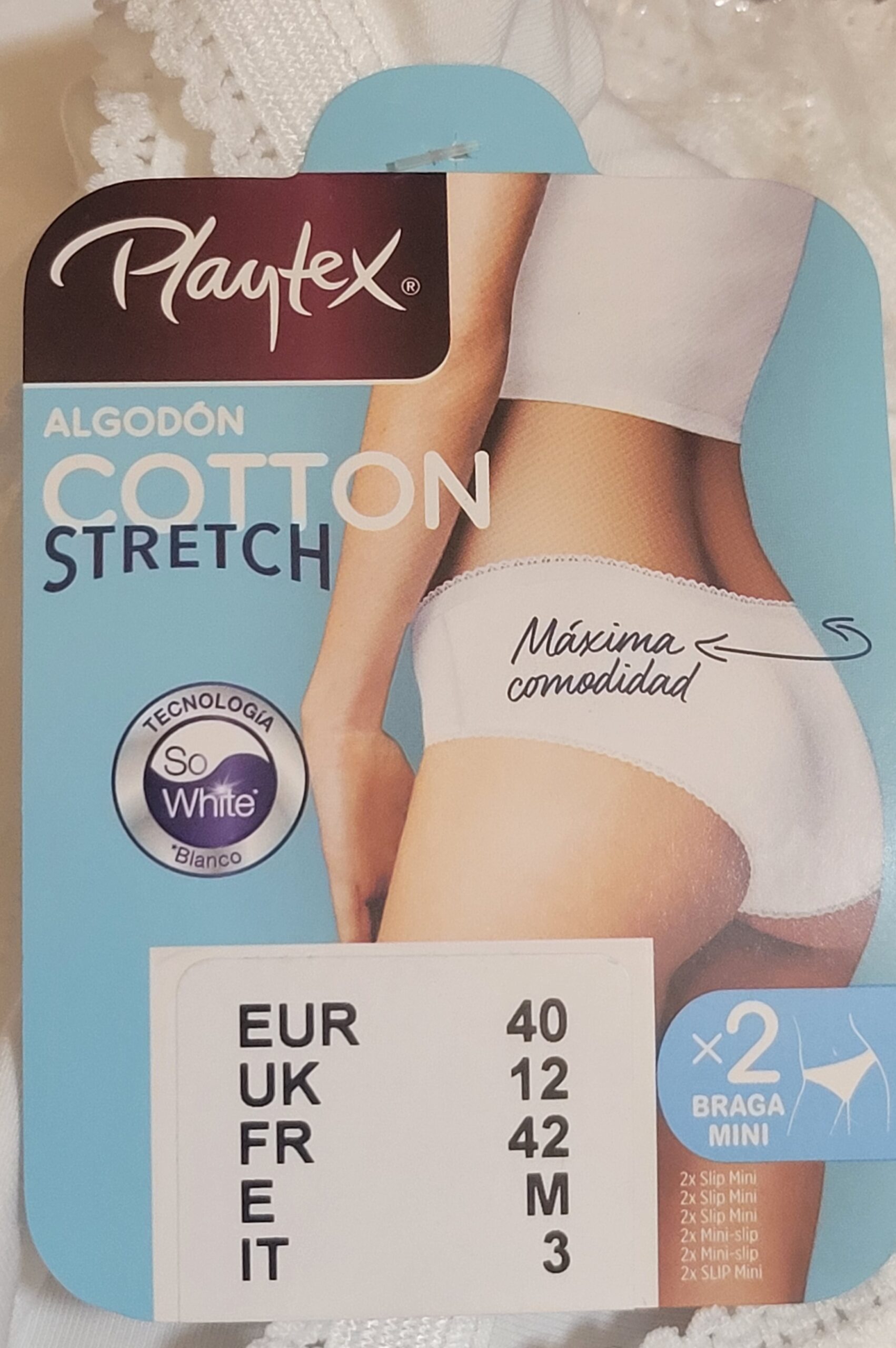 Playtex pamucne gacice Donna Mini Cotton Stretch, model P00BN 1 Playtex pamucne gacice Donna Mini Cotton Stretch, model P00BN