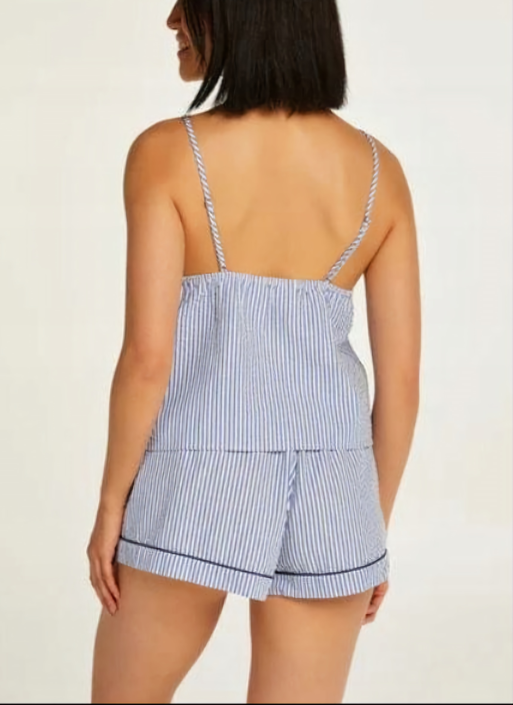 Hunkemoller majica na bretele, model Cami Cotton Piping Strip 4 Hunkemoller majica na bretele, model Cami Cotton Piping Strip - Slika 4